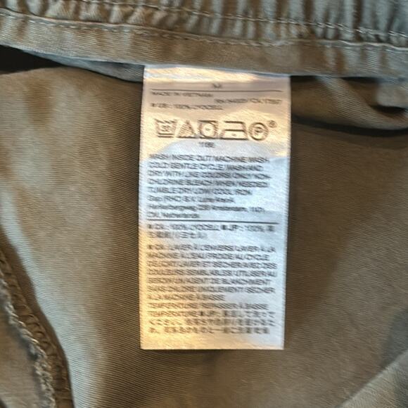 Banana Republic Women's TENCEL Cargo Jogger Steel Green Size M - Picture 8 of 9